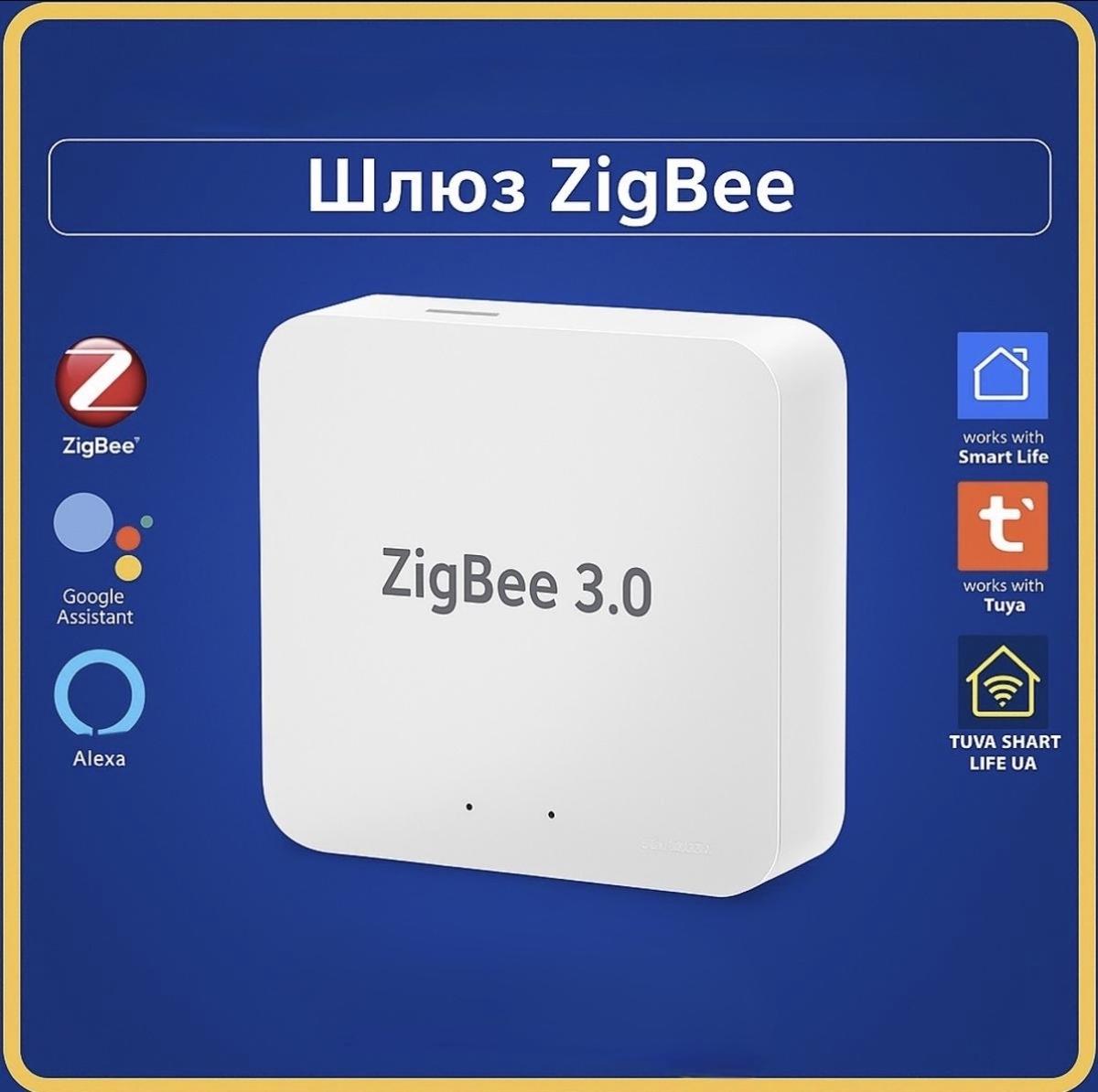 Шлюз - Хаб для розумного будинку (ZigBee 3.0) Tuya Smart Life UA