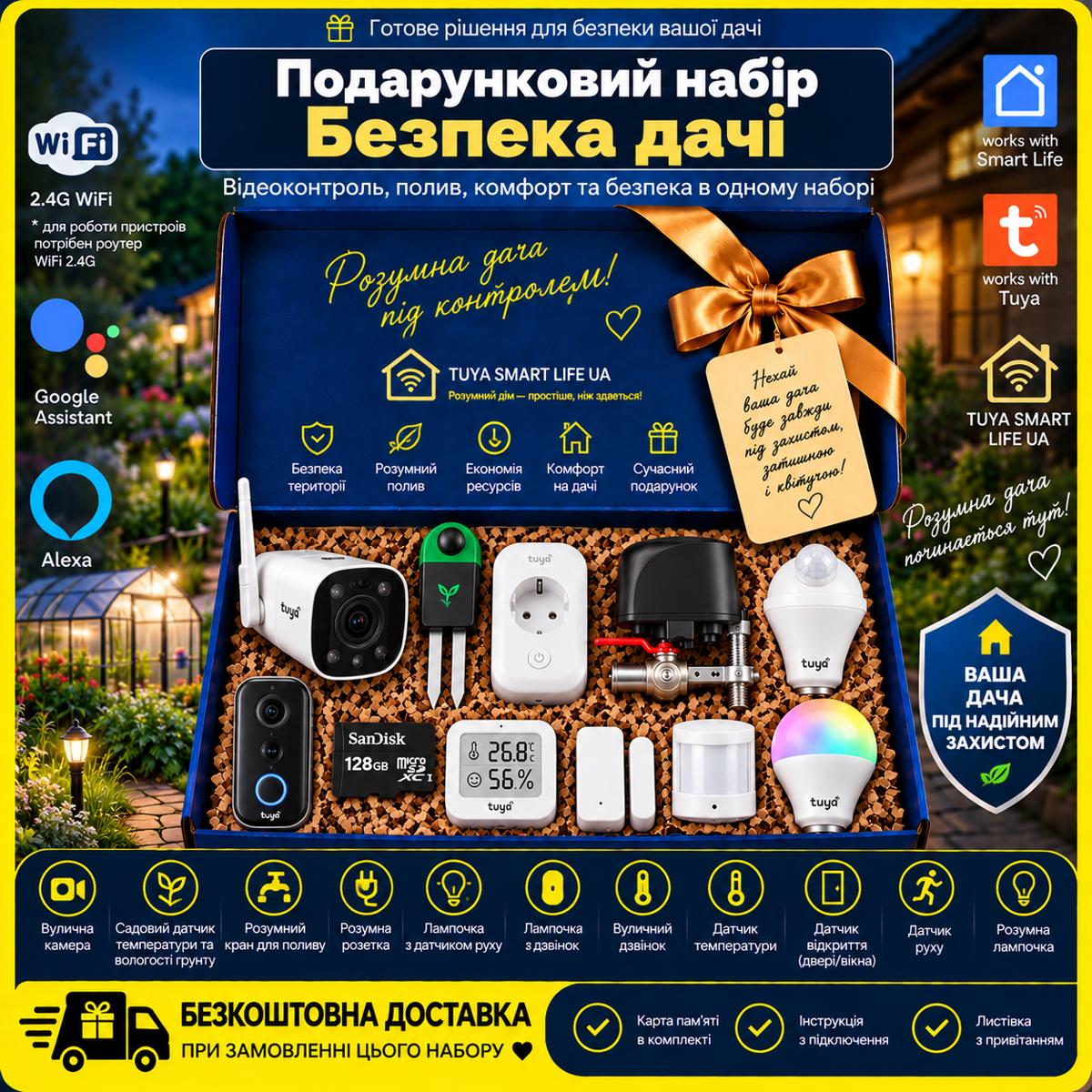 Подарунковий набір "VIP Безпека дачі WiFi"