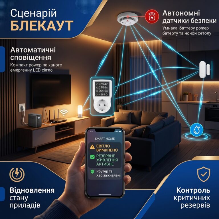 Розумний дім і блекаути: як підготувати квартиру до відключень світла